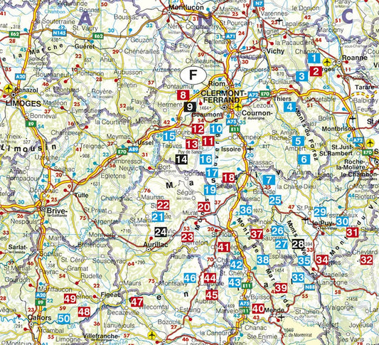 Guide Rother de randonnée L'Auvergne et le Massif Central