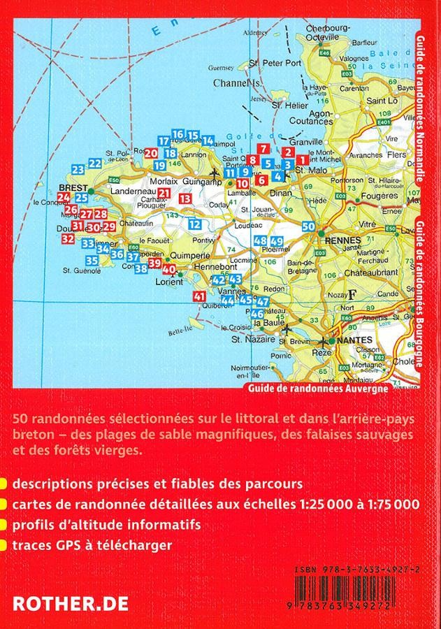 Guide Rother de randonnée La Bretagne