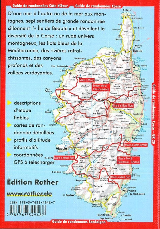Guide Rother de randonnée Corse
