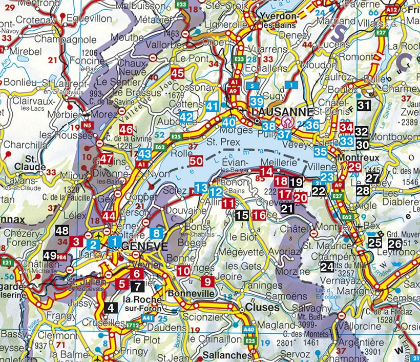Guide Rother de randonnée Région du Lac Léman