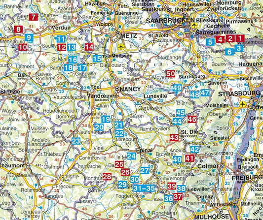 Guide Rother de randonnée La Lorraine