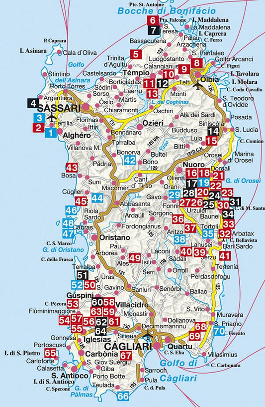 Guide Rother de randonnée La Sardaigne