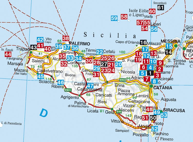 Guide Rother de randonnée la Sicile