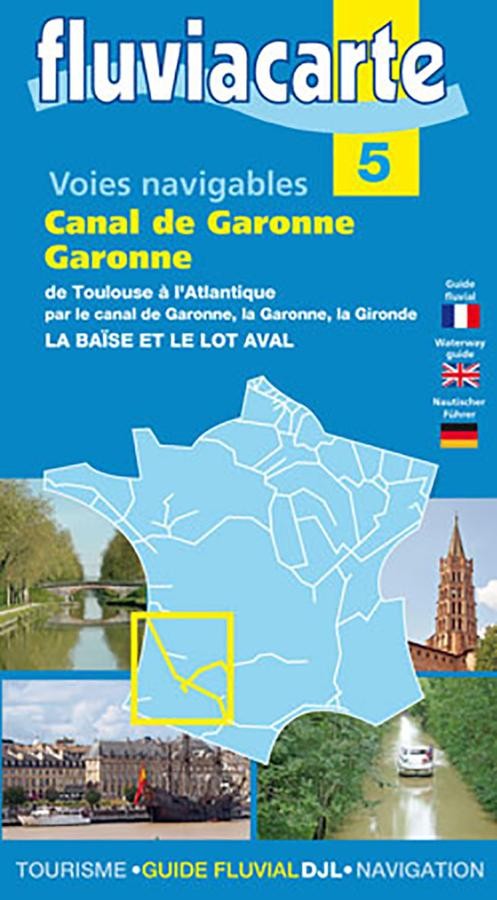 carte fluviacarte 5 - Canal de Garonne