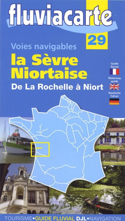 carte fluviacarte 29 - La Sèvre Niortaise - La Rochelle à Niort