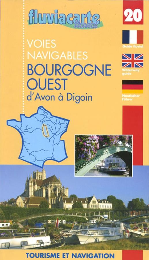 carte fluviacarte 20 - voies navigables d'Avon à Digoin