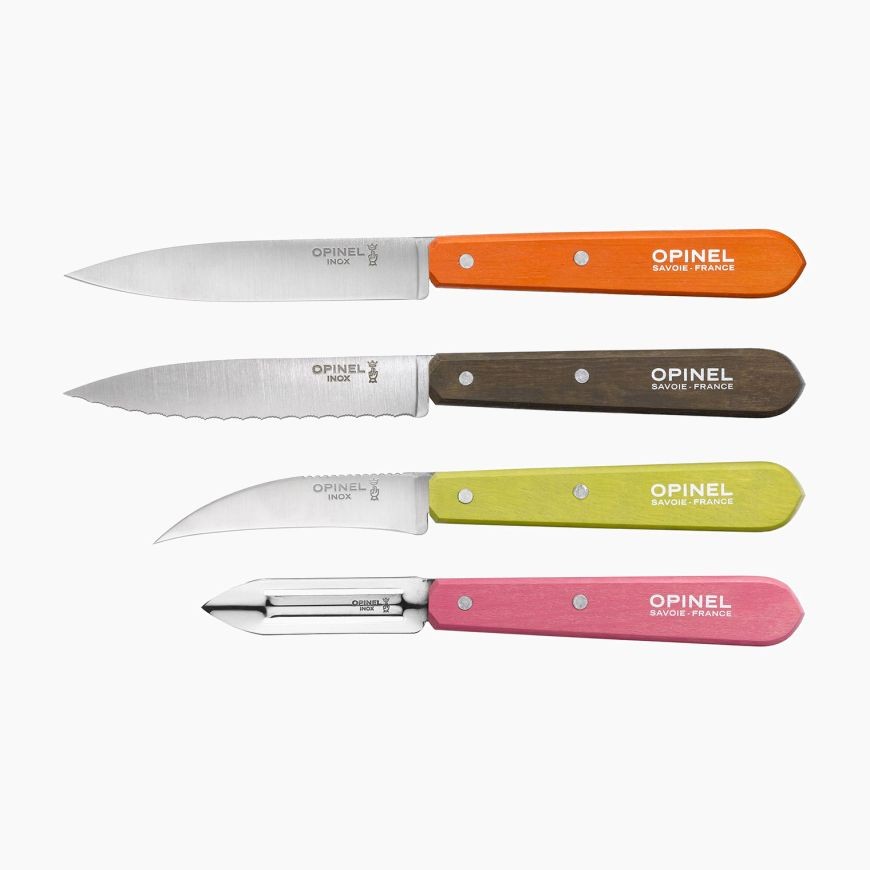Coffret 4 couteaux de cuisine Essentiels Fifties | Opinel