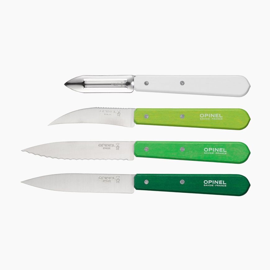 Coffret 4 Opinel couteaux de cuisine Essentiels Primavera