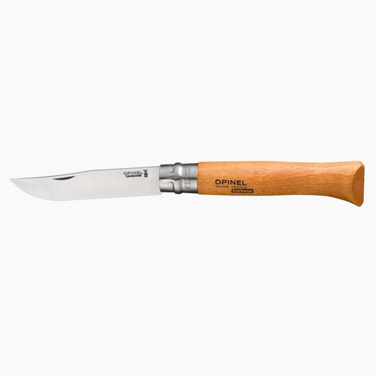 Couteau Opinel n°12  lame en carbone et manche en hêtre