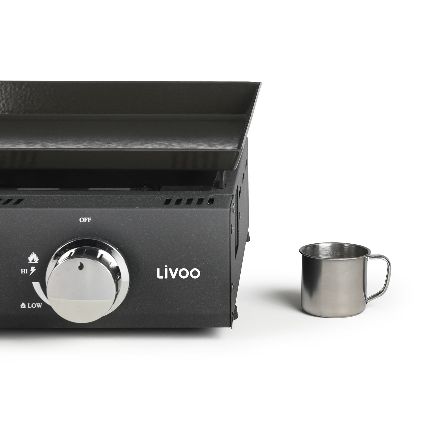Plancha au gaz avec 2 bruleurs | LIVOO