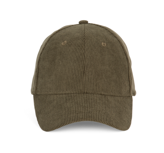 Casquette en velours - 6 panneaux