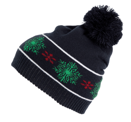 Bonnet motifs de Noël