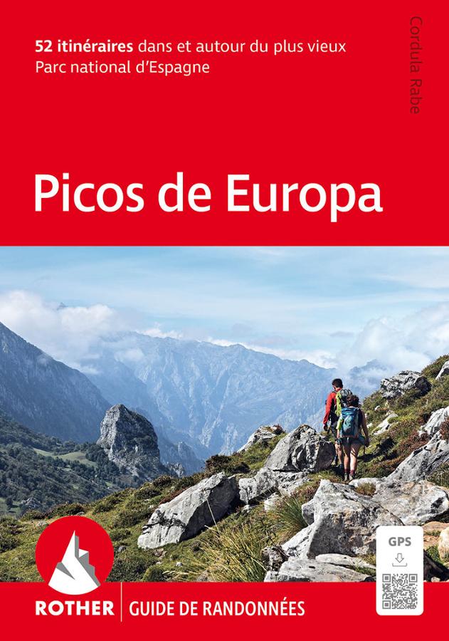 Guide Rother Picos de Europa – couverture du livre de randonnée Espagne avec 50 itinéraires