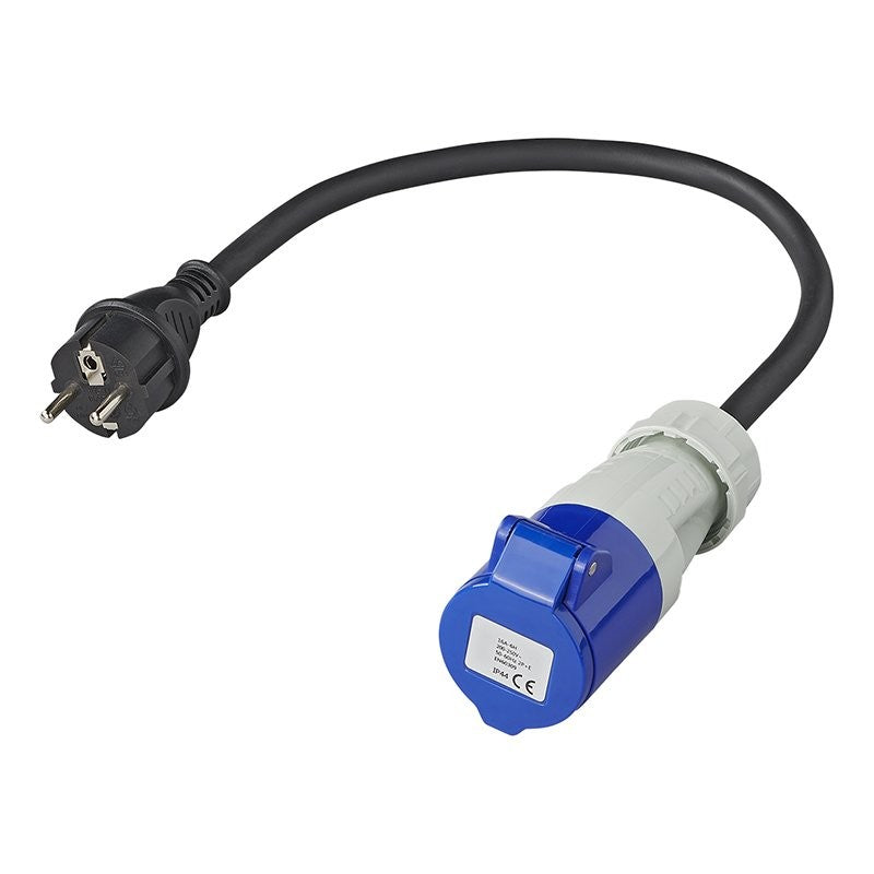 Adapatateur prise Schuko pour prise CEE