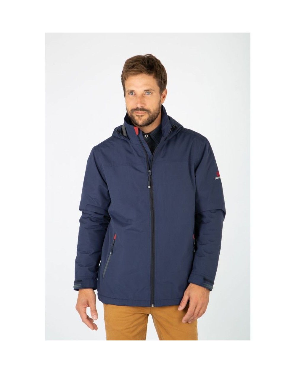 Veste courte imperméable Halong bleu