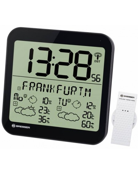 Station météo Capteur intérieur/extérieur sans fil - Thermomètre - Zwart