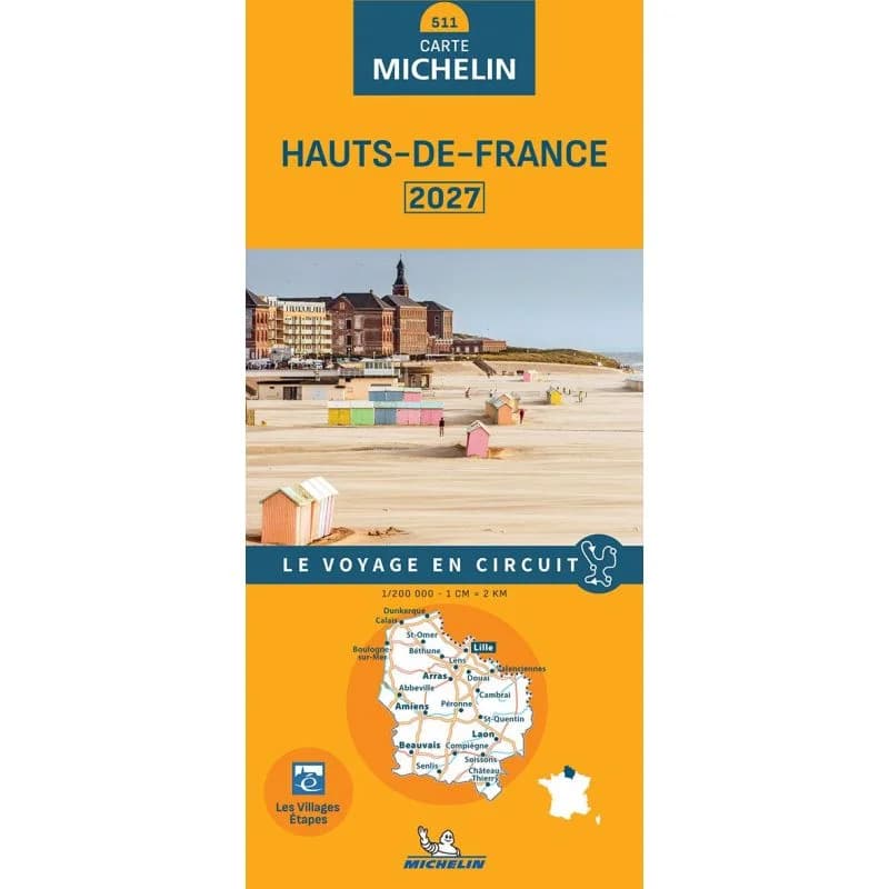 Carte Michelin 511 Hauts-de-France 2027
