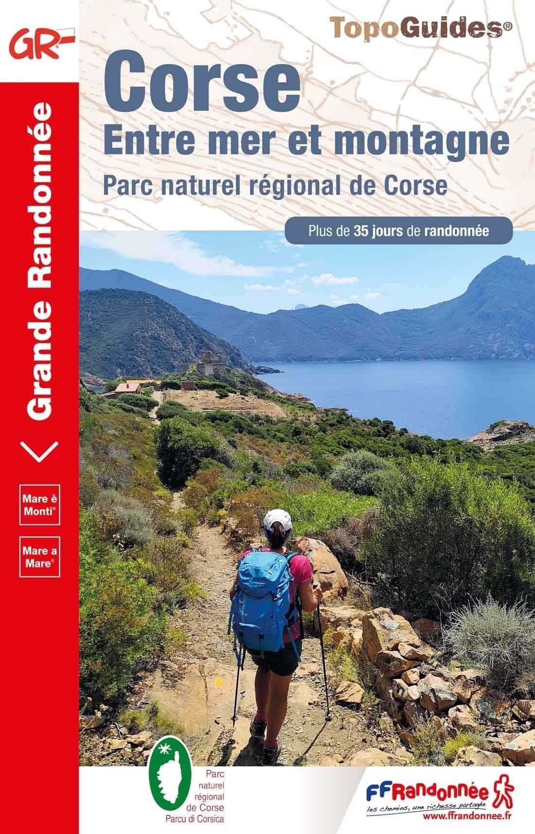 Corse, randonnées entre mer et montagne. | Topoguide FFRP — vue 1