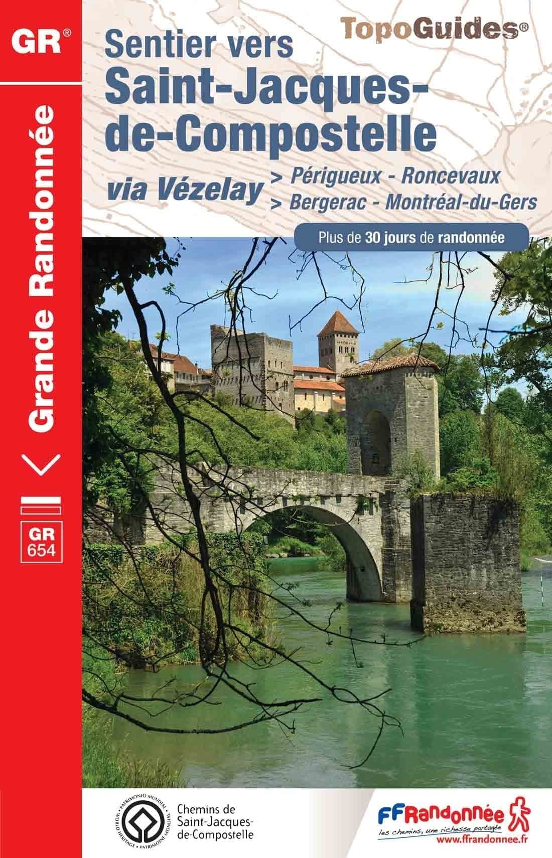 GR654 - St-Jacques-de-Compostelle via Vézelay | Topoguide — vue 1