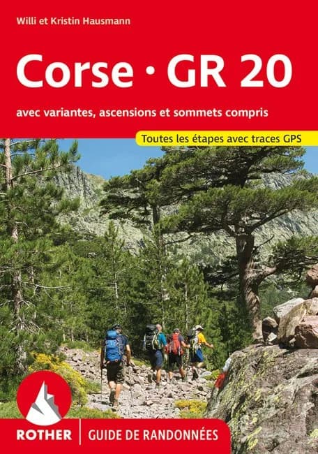 Guide Rother de randonnée Le GR20 en Corse — vue 1
