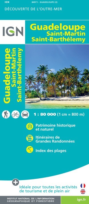 Carte IGN 84971 - Guadeloupe