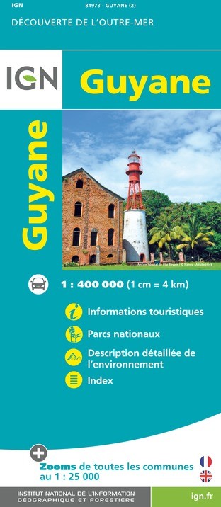 Carte IGN 84973 - Guyane