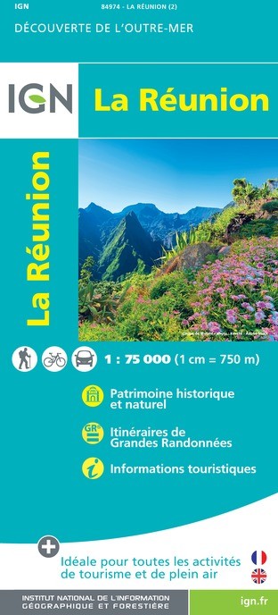 Carte IGN 84974 - La Reunion