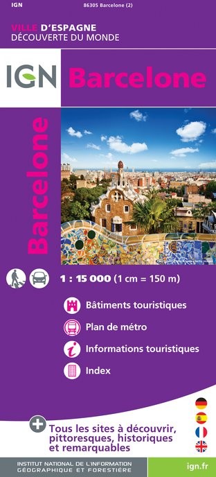 Carte IGN 86305 - Barcelone