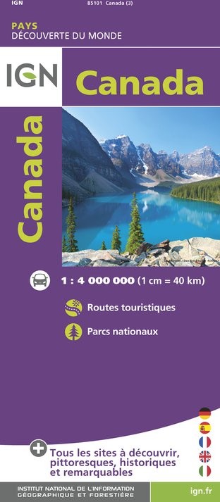 Carte IGN 85101 - Canada