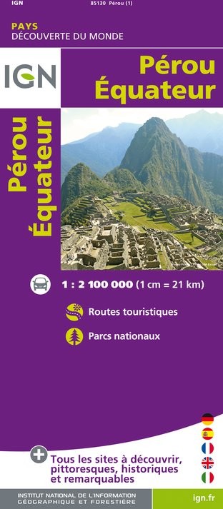 Carte IGN 85130 - Perou Equateur