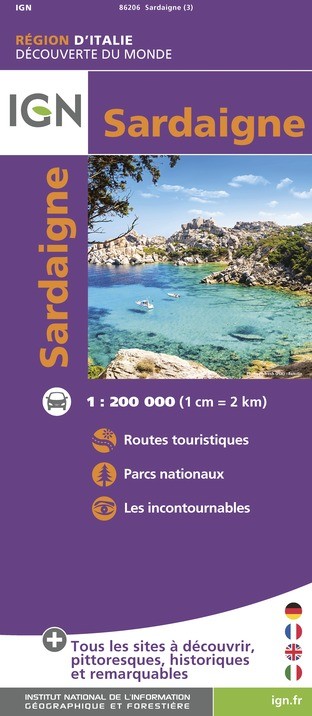 Carte IGN 86206 - Sardaigne