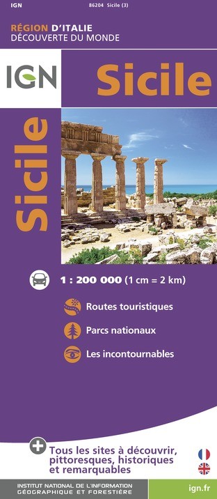 Carte IGN 86204 - Sicile