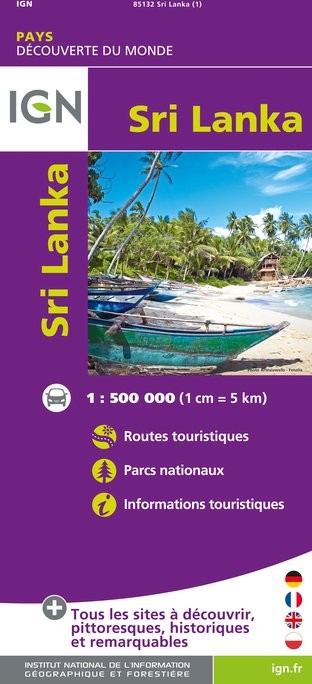 Carte IGN 85132 - Sri-Lanka