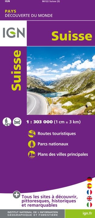 Carte IGN 86122 - Suisse