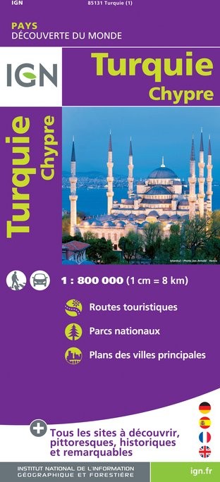 Carte IGN 85131 - Turquie