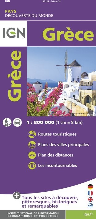 Carte IGN 86112 - Grèce