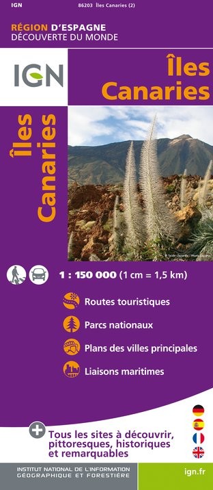 Carte IGN 86203 - Îles Canaries