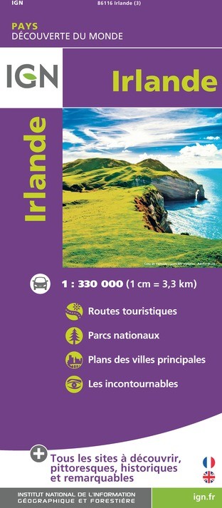 Carte IGN 86116 - Irlande