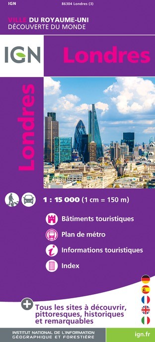 Carte IGN 86304 - Londres