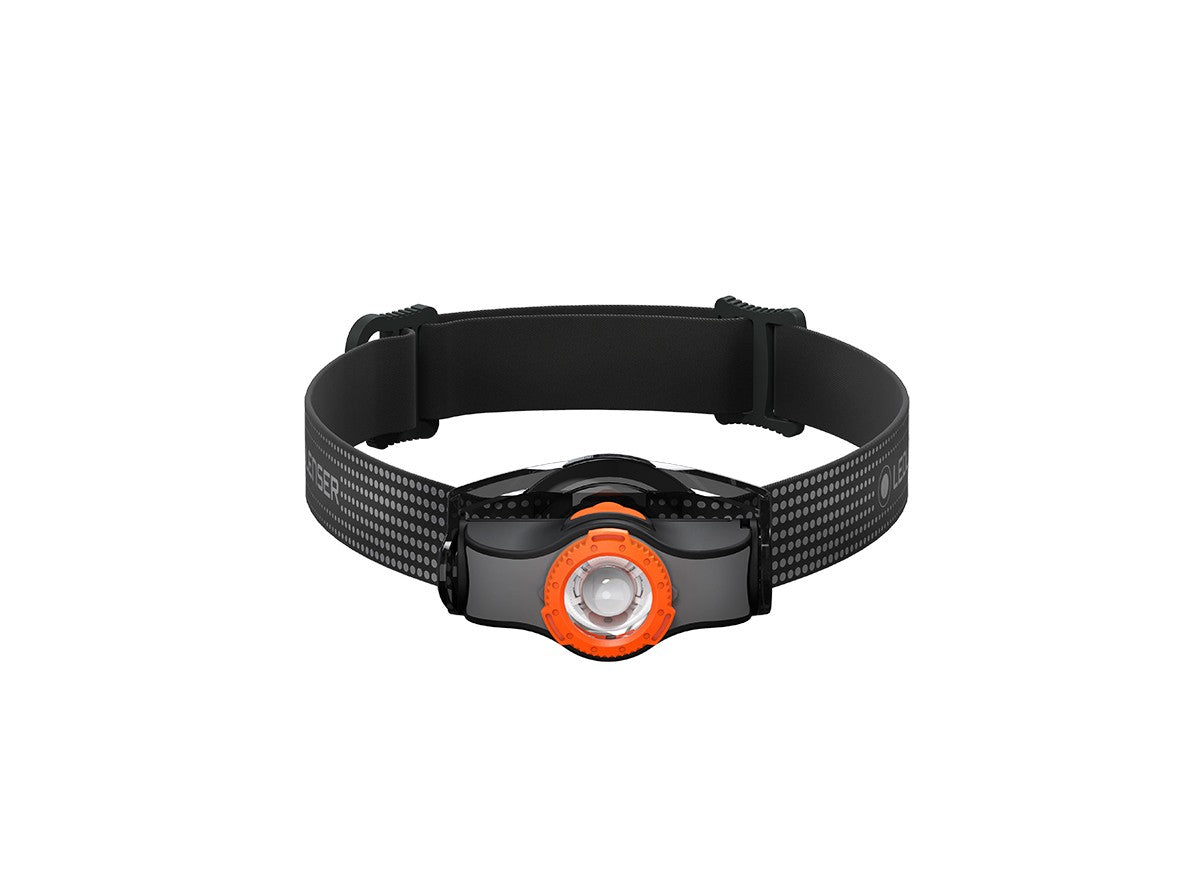 Lampe frontale mh3 noire et orange | Led Lenser