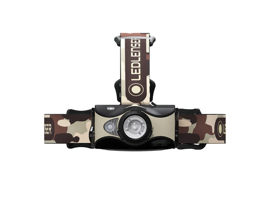 Lampe frontale mh8 noire et sable | Led Lenser