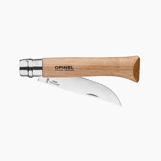 Opinel n°12 lame crantée en inox | Couteau pliant