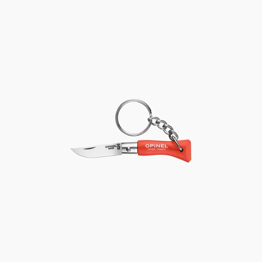 Porte clé Opinel n°2 - Orange et lame inox