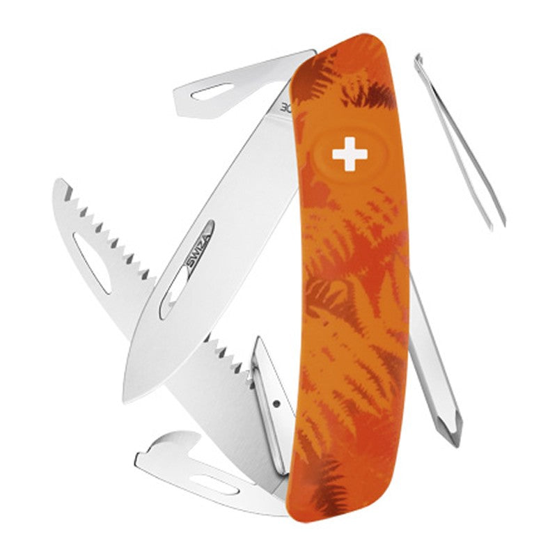 Couteau suisse Swiza C06 Filix - Orange avec 12 fonctions