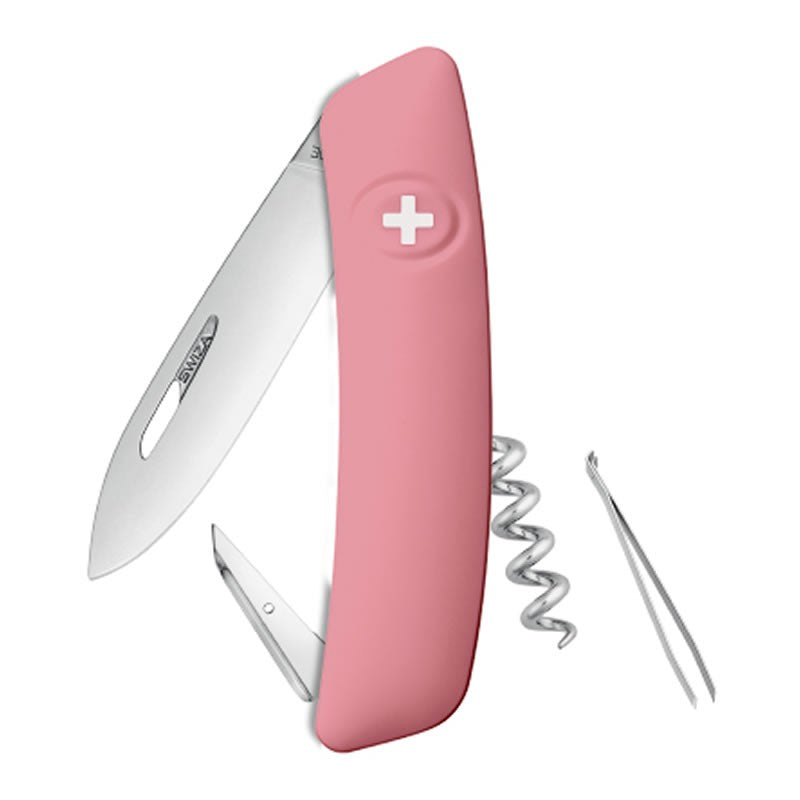 Couteau suisse Swiza D01 Rose - avec 6 fonctions