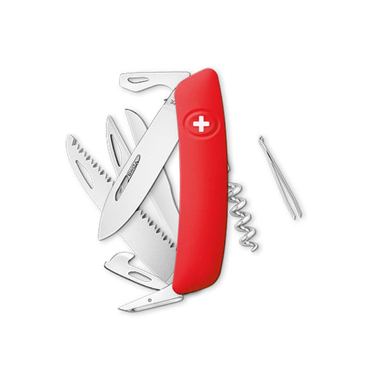 Couteau suisse Swiza D09 Rouge - Rouge avec 13 fonctions