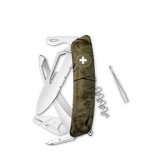 Couteau suisse 13 fonctions Hunter Olive  | SWIZA