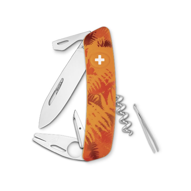 Couteau suisse Swiza TT03 Tick Tool Filix - Orange avec 11 fonctions