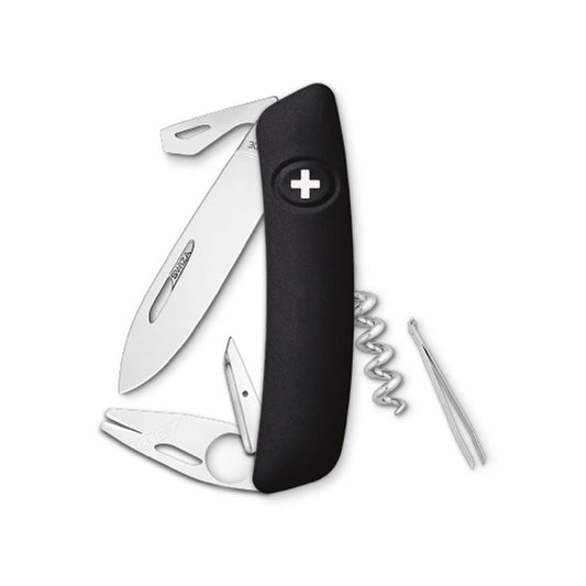 Couteau suisse Swiza TT03 Tick Tool Noir avec 11 fonctions