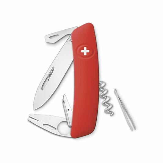 Couteau suisse Swiza TT03 Tick Tool Rouge - Rouge avec 11 fonctions